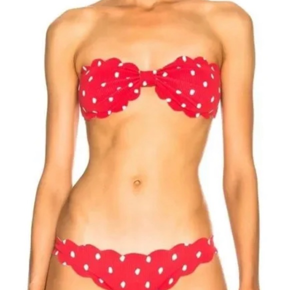 Marysia Scalloped polka dot Swimsuit Set - Picture 2 of 5